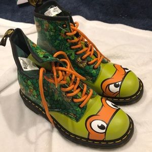 Dr Martens RARE Ninja Turtle boots